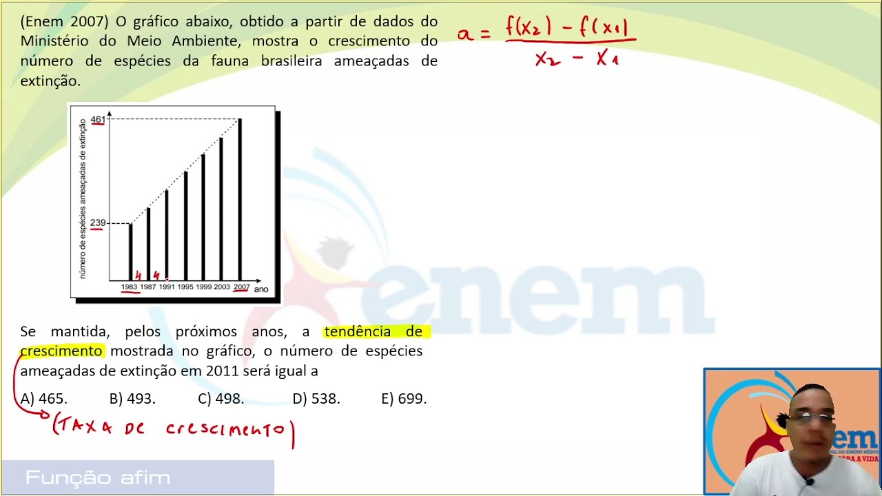 25 [EXERCÍCIO 13] COMO VC RESOLVERIA ESSA QUESTÃO DO ENEM 2007? - YouTube