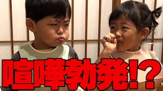 三つ子と七五三のご褒美！お子様ランチで大騒ぎ！