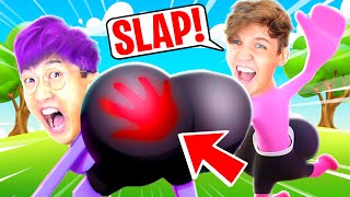 FUNNIEST GAME LANKYBOX HAS EVER PLAYED...!? (WE HAVE TO SLAP EACH OTHER!?)