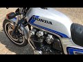 honda cb900f 1981 japanese classic bike walk around.