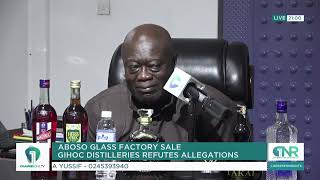 Aboso Glass Factory Sale: GIHOC Distilleries Refutes Allegations