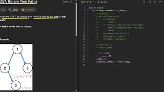 Leetcode 257. Binary Tree Paths (2 solutions)🌳Root-to-Leaf, Paths in Sight— DFS & BFS Take Flight!🌿💥