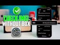How to Check IMEI Without Box on iPhone | Find IMEI Number Easily