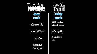 ⬇️ คุณอยากจะเลือกเส้นทางไหน?สังคมจะบอกให้คุณเรียนมหาลัยดีๆหางานที่มั่นคงทำ ออมเงินให้เยอะๆ