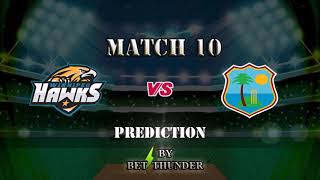 Global T20 Canada 10th WPH vs CWIB Match10 at King City 5July18  Prediction
