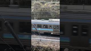 小仏トンネル入り直前の中央本線下り普通列車。ここまでのランニングはなかなかキツいですが、来た甲斐があった、、