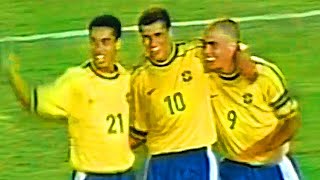 HISTÓRICO! PRIMEIRO GOL DE RONALDINHO PELO BRASIL - Brasil 7 x 0 Venezuela 1999