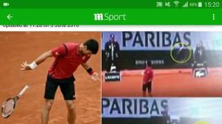 Novak Djokovic Nearly Hits Line Judge - News Your Views