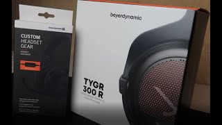 Beyerdynamic TYGR 300 R Headphone Detachable Cable Custom Gear Mic Mod