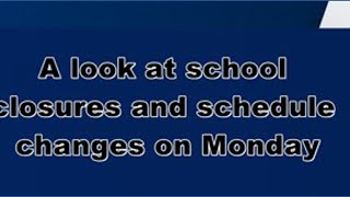 School closings and delays due to possible wintry weather and icy roads in Central Georgia