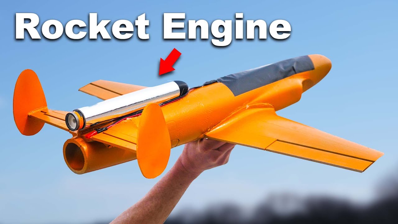 Making A Rocket Powered Foam Rc Airplane