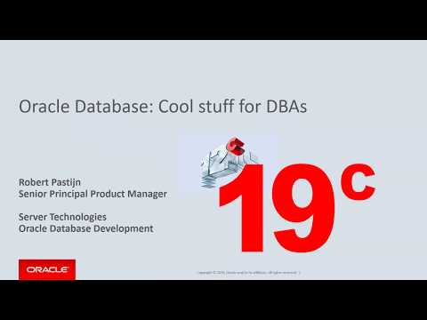 Cool Stuff for DBAs in Oracle Database 19c