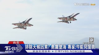 勇鷹雙「發動機失效」 專家:機率僅百萬分之1｜TVBS新聞 @TVBSNEWS01