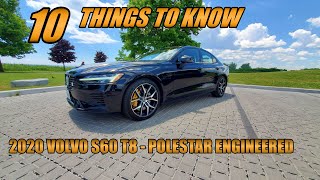 10 Things to Know - 2020 Volvo S60 T8 Polestar Engineered