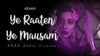 Yeh Raaten Yeh Mausam - Audio Cover Song | Azaan | Asha Bhosle | Kishore Kumar