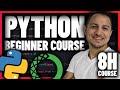 Python Beginner Course - Learn to code Python! Full 8 Hour Course