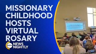 Dozens of Catholic Schools Come Together for a Virtual Rosary | EWTN News Nightly