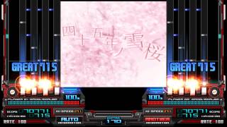 [発狂BMS] ★1 四十五年ノ雪桜