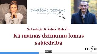 Kā Mainās Dzimumu Lomas Sabiedrībā - Attiecību Terapeite Kristīne Balode | Podkāsts Svarīgās detaļas