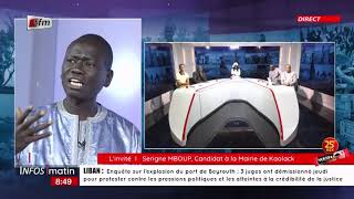 Serigne Mboup (Candidat à la mairie de Kaolack) invité dans Infos du matin du 26 Novembre 2021