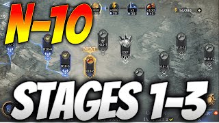 Watcher of Realms: First Steps into Chapter 10! | Stages 1-3 Strategy, Heroes & Gear Breakdown.