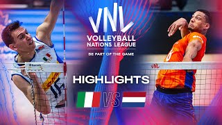 🇮🇹 ITA vs. 🇳🇱 NED - Highlights | Week 2 | Men's VNL 2024