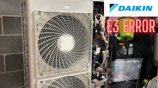 Repairing Daikin E3 Error