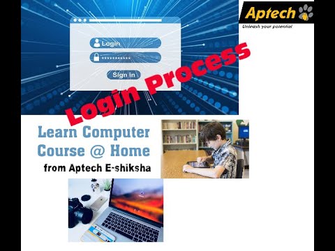 How To Log In Aptech E Shiksha Via Mobile Youtube