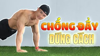 Cách chống đẩy đúng để tăng cơ giảm mỡ tập luyện tại nhà