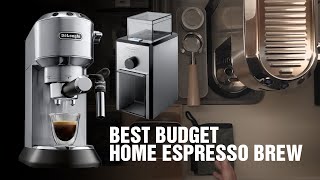 Budget Home Espresso Preparation with the Delonghi Dedica EC685 Espresso Machine and KG89 Grinder