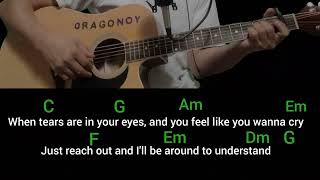 My Love Will See You Through/ Lyrics and Chords