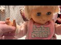 a vintage 1985 baby talk by lewis galoob talking doll works outfit bottle adult doll collector