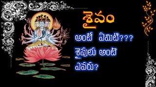 శైవం అంటే ఏమిటి ? శైవులు అంటే ఎవరు ? What is Shaivism ? Who are Shaivas ?