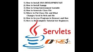 Running Java Servlet Program part 1 - Installing JDK