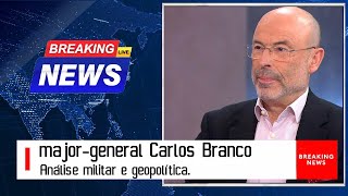 Ucrânia Linha da frente | major general Carlos Branco | Análise militar geopolítica@PovoEnganado  ​