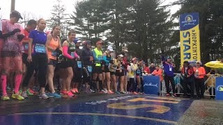 Start of the 2015 Boston Marathon