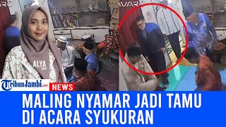 Viral Maling Nyamar Jadi Tamu Acara Syukuran, Masuk Ke Rumah Dan Bawa Kabur Uang, Terekam CCTV