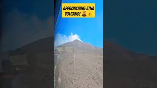 WOW!!! ⚠️🌋😲 Approaching #etna #volcano #sicily