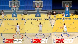 NBA 2K22 vs NBA 2K21 vs NBA 2K20  Graphics and Gameplay Comparison!!