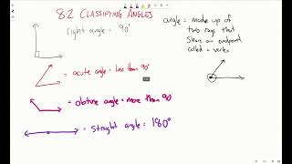 8-2 Classifying Angles