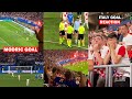 Croatia Fans Reactions to Modric Goal & Italy Last-Minute Equalizer