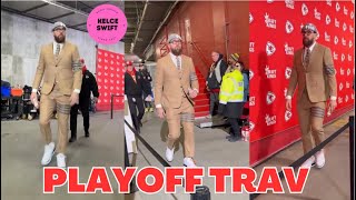 Travis Kelce STUNS as he ARRIVES at Arrowhead ahead of AFC Championship vs Bills