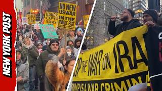 Hundreds Take to New York Streets Against US-Israel Strikes on Lebanon and Iran