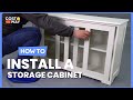 How to Install the Sideboard Buffet Cupboard Storage Cabinet | HW53867 #costway #howto