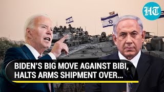 U.S. Halts Arms Shipment To Israel In Unprecedented Move; Netanyahu’s Holocaust Jibe At West | Watch