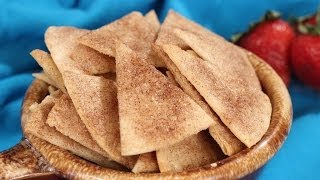 Baked Cinnamon Sugar Tortilla Chips