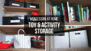 MONTESSORI AT HOME: Montessori Toy Storage & Organization (+ Our WHOLE Collection!)