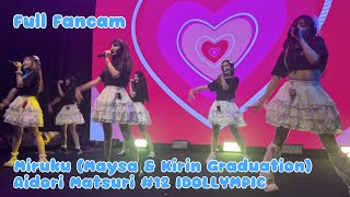 [Full Fancam] Miruku (Maysa \u0026 Kirin Graduation) [4K] 18.8.2024 @Aidori Matsuri #12 IDOLLYMPIC