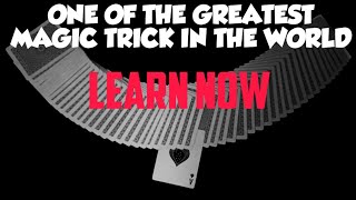 LEARN THIS ONE OF THE GREATEST MAGIC TRICK IN THE WORLD - Magic Tricks and Tutorials