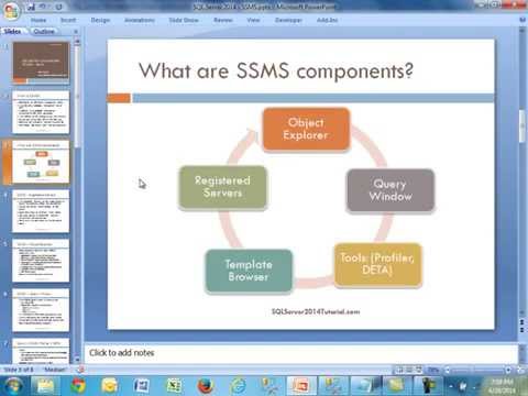 Sql Server Management Studio Tutorial Pdf